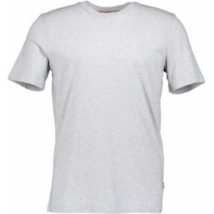 Boss, Tops, Heren, Grijs, 2Xl, Katoen, Grijze Katoenen T-shirt met Logoprint