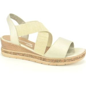 Remonte, Schoenen, Dames, Geel, 37 EU, Kruis Sandaal Spike Stijl