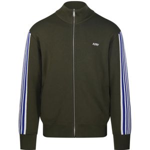 Autry, Sweatshirts & Hoodies, Heren, Groen, M, Rayon, Algen Gebreide Jas