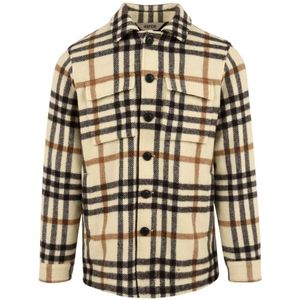 Aspesi, Overhemden, Heren, Bruin, XL, Herenjas Model Cg 88 G863 Tigre II