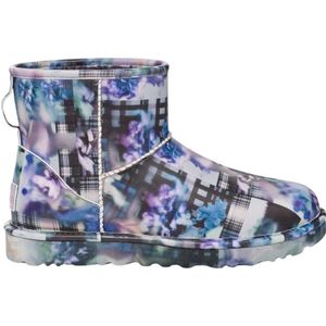 Ugg, Schoenen, Dames, Blauw, 42 EU, Grafisch Motief Mini Laarzen