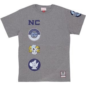 Mitchell & Ness, Tops, Heren, Grijs, S, T-Shirts