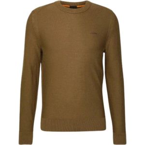 Hugo Boss, Truien, Heren, Groen, S, Wol, Klassieke Trui