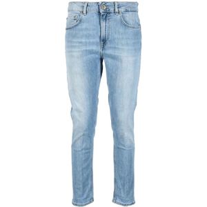 Dondup, Jeans, Dames, Blauw, W27, Katoen, Slim-fit Jeans
