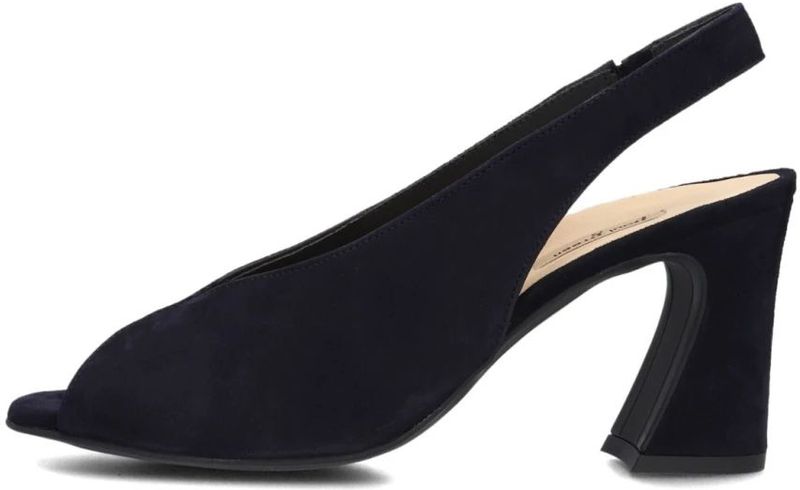 Paul Green, Schoenen, Dames, Blauw, 39 EU, Suède, Navy Slingbacks Stijlvol Model