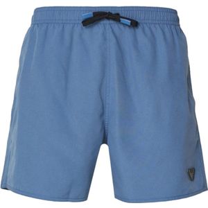 Emporio Armani, Badkleding, Heren, Blauw, S, Polyester, Heren Boxer Zwemkleding Polyester Logo
