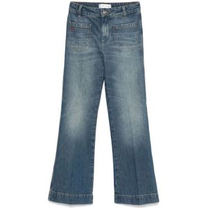 Victoria Beckham, Jeans, Dames, Blauw, W26, Katoen, Blauwe Jeans voor Vrouwen