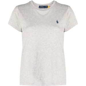 Polo Ralph Lauren, Tops, Dames, Grijs, M, Grijze T-shirts en Polos