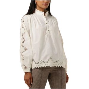 Vanessa Bruno, Blouses & Shirts, Dames, Beige, M, Ecru Blouse voor Dames