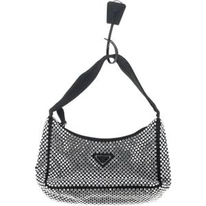 Prada Vintage, Pre-owned, Dames, Zwart, ONE Size, Leer, Pre-owned Leather prada-bags