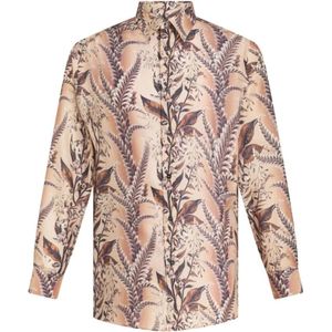 Etro, Overhemden, Heren, Beige, L, Herenoverhemden Collectie