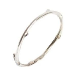 Malababa, Accessoires, Dames, Grijs, 55 MM, Irati Bos Geïnspireerde Zilveren Ring
