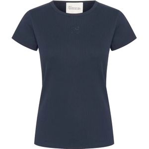 My Essential Wardrobe, Tops, Dames, Blauw, L, Katoen, Short Sleeve Mandy MW Tee