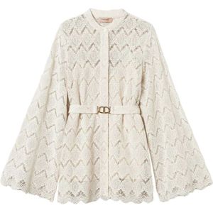 Twinset, Blouses & Shirts, Dames, Beige, M, Beige Jurk Set
