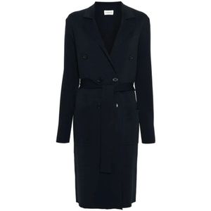 P.a.r.o.s.h., Mantels, Dames, Blauw, S, Double-Breasted Jas