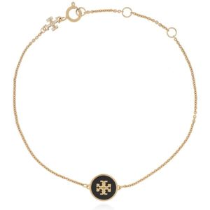 Tory Burch, Accessoires, Dames, Geel, ONE Size, Leer, Kira Armband