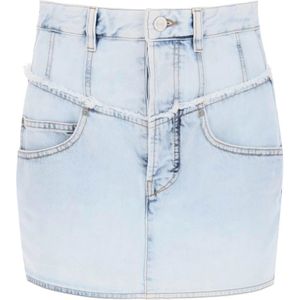 Isabel Marant, Rokken, Dames, Blauw, M, Denim, Narjis Denim Mini Rok