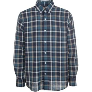 Armor-Lux, Overhemden, Heren, Veelkleurig, L, Geruite overhemd met lange mouwen