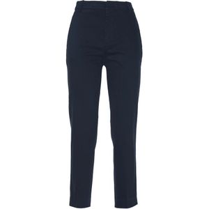 Dondup, Broeken, Dames, Blauw, W29, Katoen, Nima ZIP Slim-fit Broek