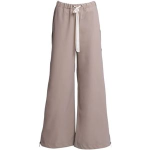 Stutterheim, Broeken, Dames, Beige, S, Wol, Waterdichte hoge taille regenbroek