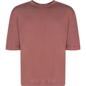 Lardini, Tops, Heren, Bruin, L, Katoen, Katoenen T-shirt