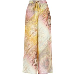 Zimmermann, Broeken, Dames, Veelkleurig, L, Tallow Relaxed Broek