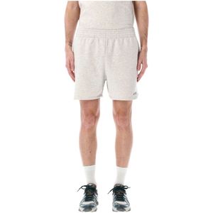 Asics, Korte broeken, Heren, Grijs, 2Xl, Katoen, Heathered Light Grey Bermudas Coast Sweatshorts