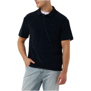 Anerkjendt, Tops, Heren, Blauw, S, Katoen, Heren Polo & T-shirt Frotte Polo Tee
