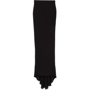 Rick Owens, Rokken, Dames, Zwart, M, Zwarte Pillar Rok