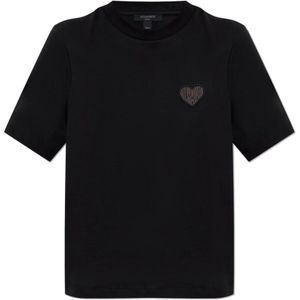 AllSaints, Tops, Dames, Zwart, L, Katoen, Lover T-shirt