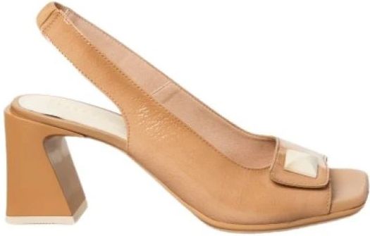 Hispanitas, Schoenen, Dames, Bruin, 40 EU, Leer, Patent Sandal