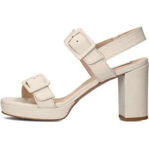 Lina Locchi, Schoenen, Dames, Beige, 39 EU, Elegante witte sandalen voor dames