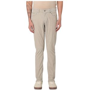 Dondup, Jeans, Heren, Beige, W30, Katoen, Fluwelen George Broek