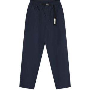 Woodbird, Broeken, Heren, Blauw, M, Katoen, Blauwe Katoenen Sport Baggy Broek