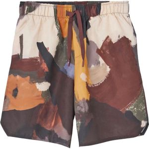 JW Anderson, Badkleding, Heren, Veelkleurig, S, Groene Zee Kleding Bermuda Zwembroek
