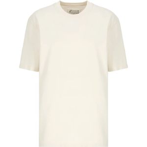 Maison Margiela, Tops, Heren, Beige, L, Katoen, Tripack Katoenen T-shirts