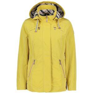 Gil Bret, Jassen, Dames, Geel, XL, Stijlvolle zomerjas met afneembare capuchon