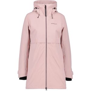 Didriksons, Mantels, Dames, Roze, S, Katoen, Feminine Parka voor dagelijks gebruik