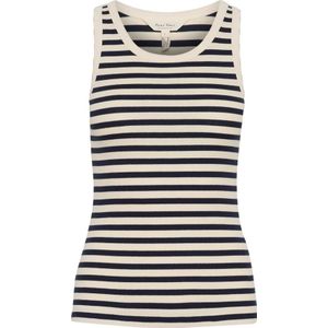Part Two, Tops, Dames, Veelkleurig, M, Katoen, Gestreepte Navy Top & T-Shirt