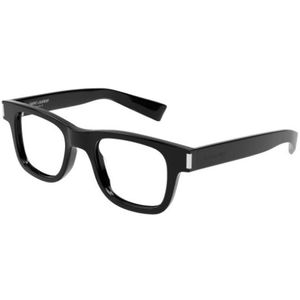 Saint Laurent, Accessoires, unisex, Zwart, ONE Size, Klassieke Zwarte Leren Schoudertas