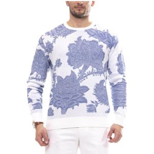 Etro, Truien, Heren, Veelkleurig, L, Heren Two-Tone Trui