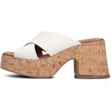 Notre-v, Schoenen, Dames, Wit, 39 EU, Leer, Dames Hakken 989001