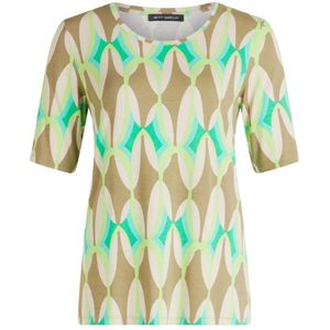 Betty Barclay, Tops, Dames, Veelkleurig, M, Leer, Shirt met Grafische Print