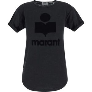 Isabel Marant Étoile, Tops, Dames, Zwart, S, Koldi Casual T-Shirt