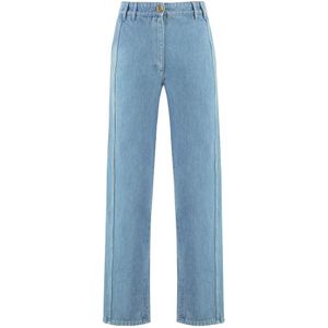 Patou, Jeans, Dames, Blauw, M, Denim, Denim Cargo Broek