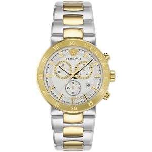 Versace, Accessoires, Heren, Geel, ONE Size, Chronograph Urban Mystique Horloge