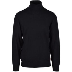 Gianni Lupo, Truien, Heren, Zwart, S, Wol, shirt