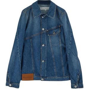 JW Anderson, Jassen, Dames, Blauw, S, Katoen, Twisted Jacket