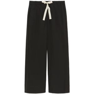 Max Mara, Broeken, Dames, Zwart, M, Zwart Zilver Modieuze Stijlvolle Jurk