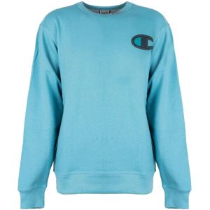 Champion, Sweatshirts & Hoodies, Heren, Blauw, 2Xl, Katoen, Klassieke Herentrui
